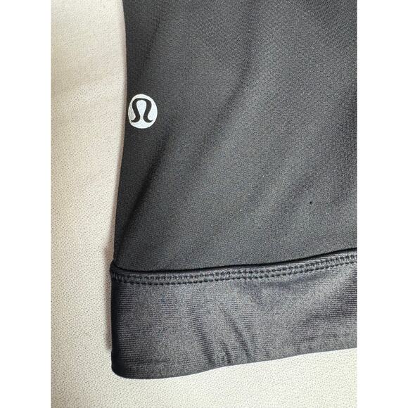 Lululemon Chase Me Crop II Secret Garden Black Leggings Size 6 - Picture 11 of 12